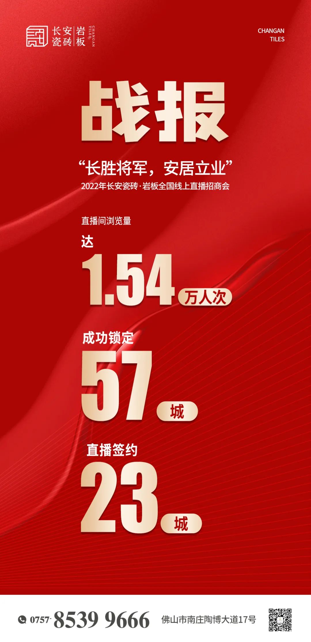 成功锁定57城！粉色视频WWW网站在线观看瓷砖·岩板2022全国首场直播招商会圆满成功(图2)